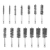 14Pcs Stainless Steel Wire Bore Brush with 1/4 Inch Hex