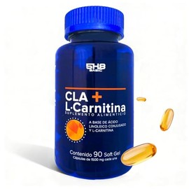 L-Carnitina + CLA (Ácido Linoleico Conjugado) - 4500mg Por Porcio - 90 Capsulas - Definicion Y Vitalidad - 5H8 NUTRITION