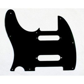 (B49) Custom Guitar Pickguard Fits Nashville Tele style ,3Ply Black