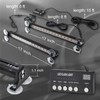 ROUTEKING 2PCS 17 inch LED Traffic Advisor Light Bar with