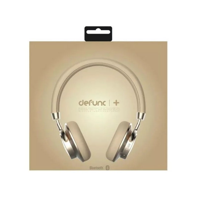 DeFunc Plus Wireless Bluetooth Headphones - Gold