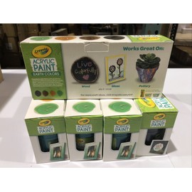 Crayola Acrylic Paint Earth Colors - 4 Pack