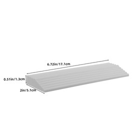 SAFIGLE 2pcs Rise Ramps: Doorway Wheelchair Ramp for Sweeping Robot Climbing Pad Mat for and Doorways Bathroom Driveways