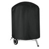 Barrel BBQ Cover Small Kettle Barbecue Grill Cover Waterproof Heavy
