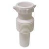 LASCO 03-4315 White Plastic Tubular 1-1/4-Inch Flexible Extendable Slip Joint