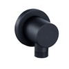 ENKI L09 Brass Matte Black Hand Shower Outlet Wall Valve