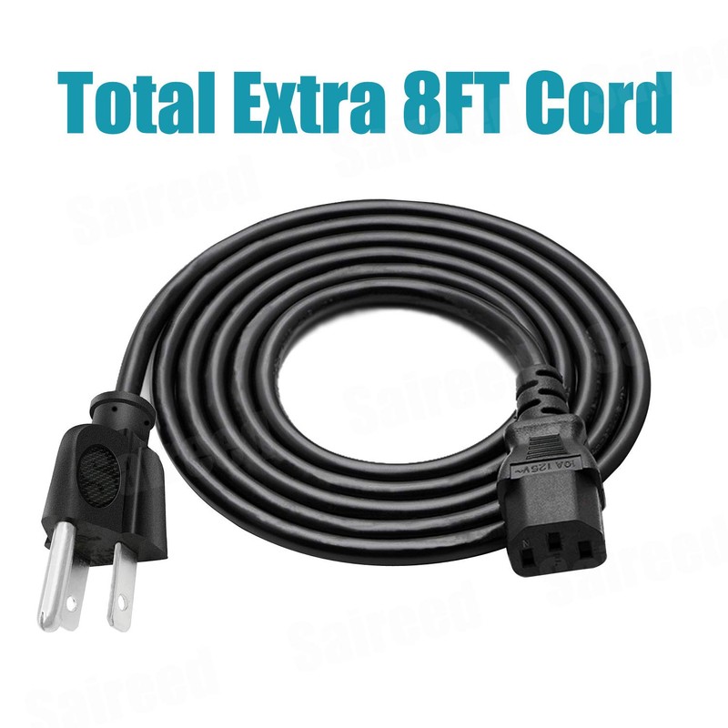 3 Prong Power Cord Replacement for Zaaz Vibration MAC Hine