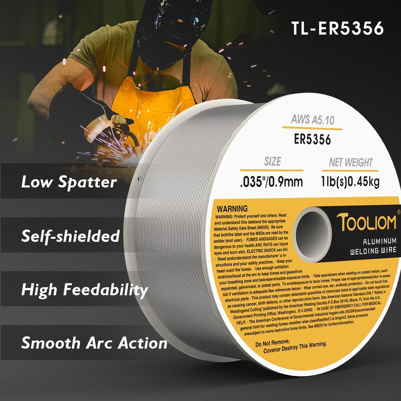 TOOLIOM ER5356 - .035" Welding Wire MIG Aluminum 0.9 mm