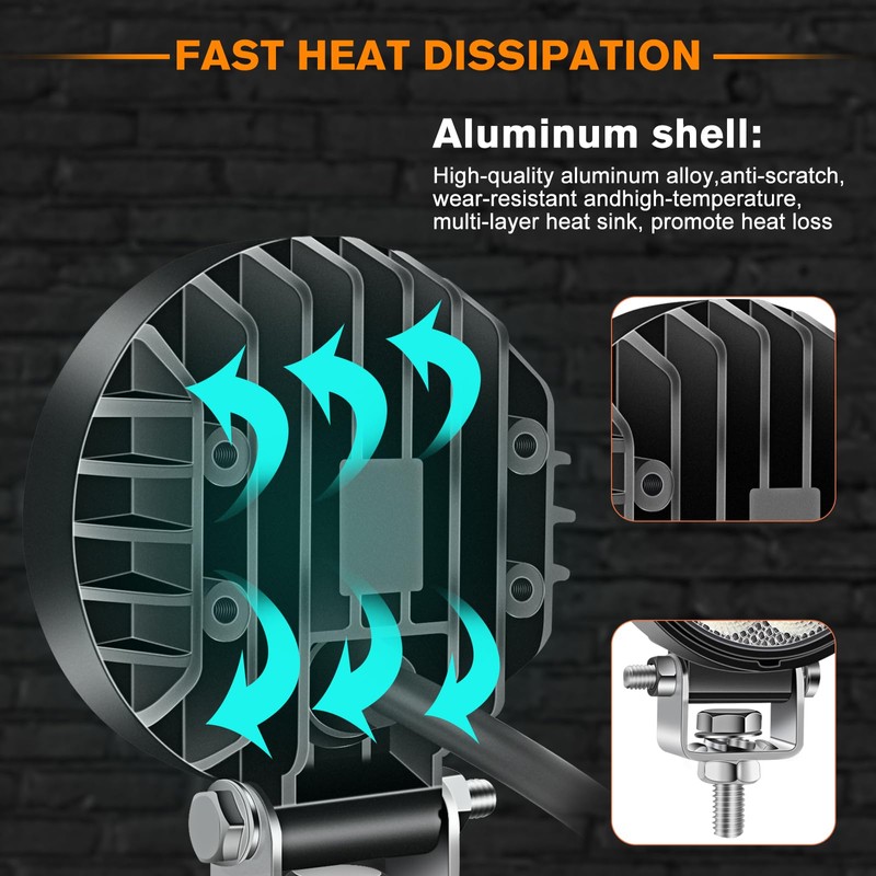 Chelhead LED Work Light 3 Inch 2 x 27 W