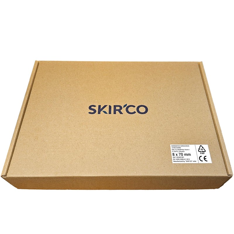 SKIR'CO Pack of 35 DIN 571 Galvanised Steel Hexagon Head
