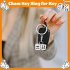 Mabor Dice Keychain Silver Metal Dice Keychain with Black Dots