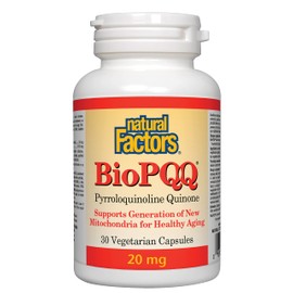 Natural Factors - Pyrroloquinoline Quinone (Bio PQQ) 20mg - 30 VCaps