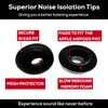 SONICFOAM Memory Foam Earbud Tips - Premium Noise Isolation, Replacement
