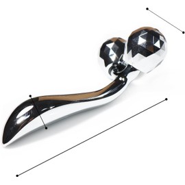 Beard Roller for Beard Growth Scarring and Face Skin Rejuvenation Included Storage Case siliver