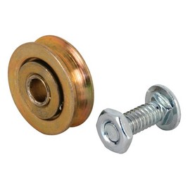 Prime-Line B 548 Sliding screen door high density polyethylene roller, Bolt, Nut and high density polyethylene Bushing (2 Pack)
