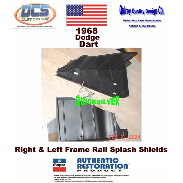 Quirey Quality Design Co. 1968 Dodge Dart Front Frame Rail