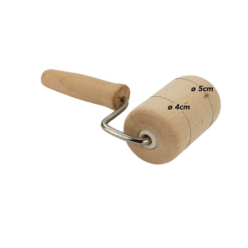 teemando® Teigroller für Backblech Ecken, konischer Eckenroller für gleichmäßiges ausrollen