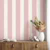 YöL Textured Stripe Pink Wallpaper - Paste The Paper -