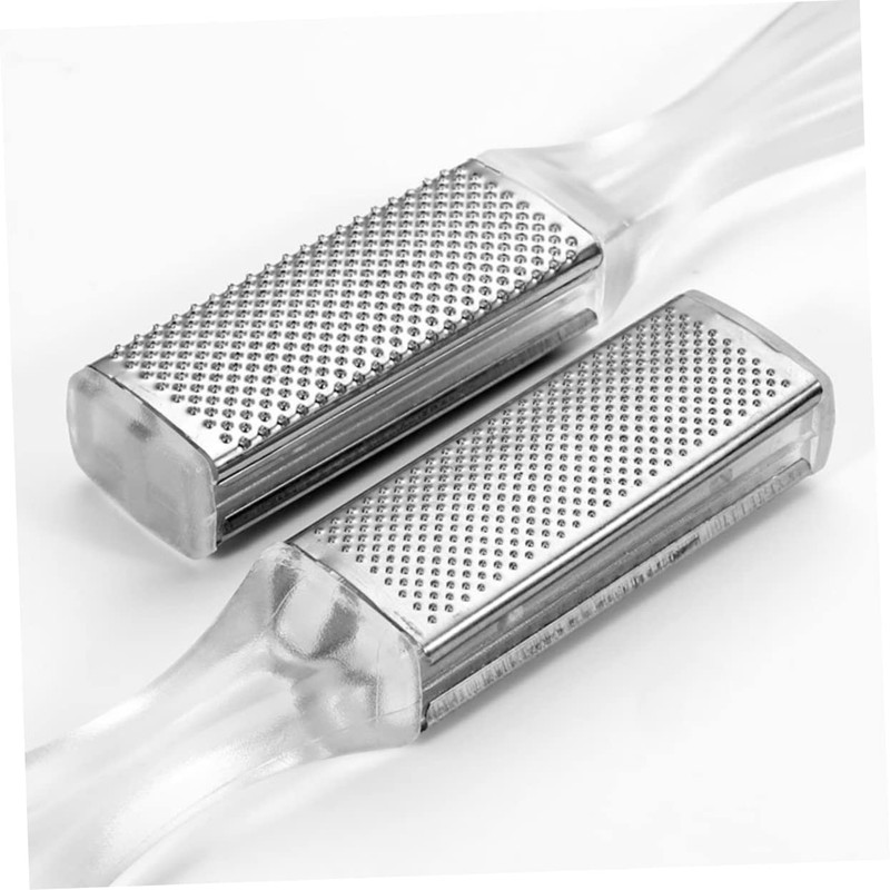 NOLITOY Foot File Double-sided Stainless Steel Callus Remover Grit Tool