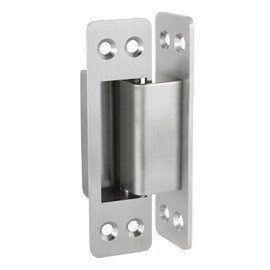 Hidden Door Hinge 3pack 4inch Hidden Hinges for Secret Door 304 Stainless Steel Concealed Hinges Invisible Door Hinges 3mm Thicknesse Hidden Hinges for Doors 4 x 1 x 0.12inch
