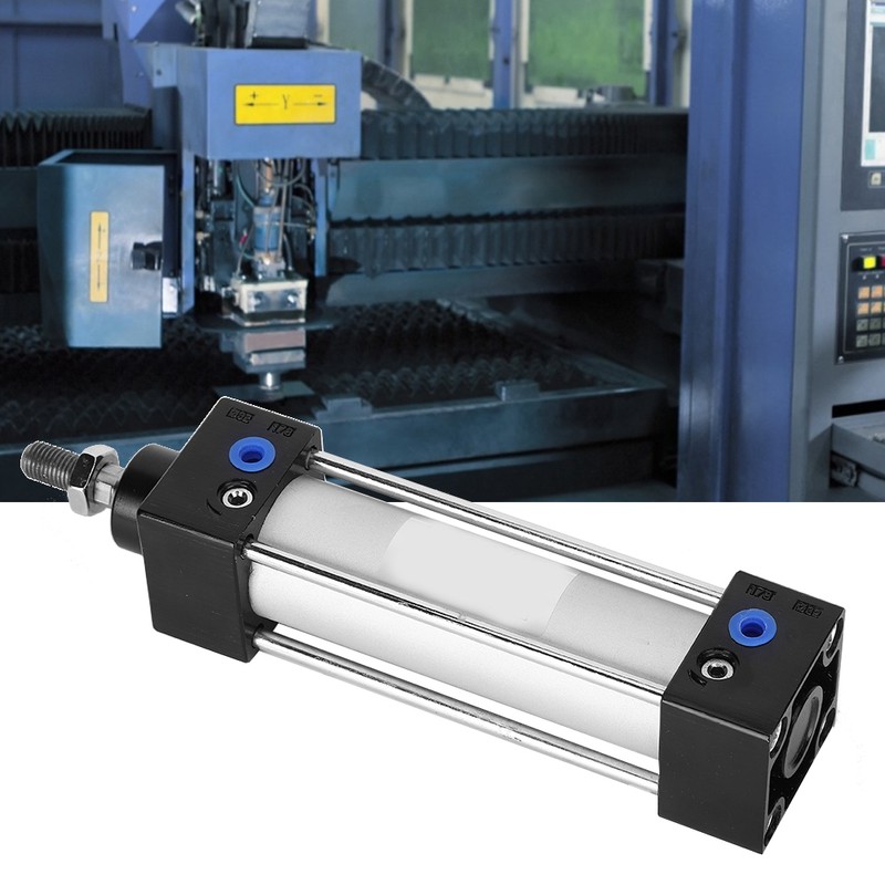 SC32 Standard Pneumatic Air Cylinder Aluminum Alloy Double Acting 1.3in