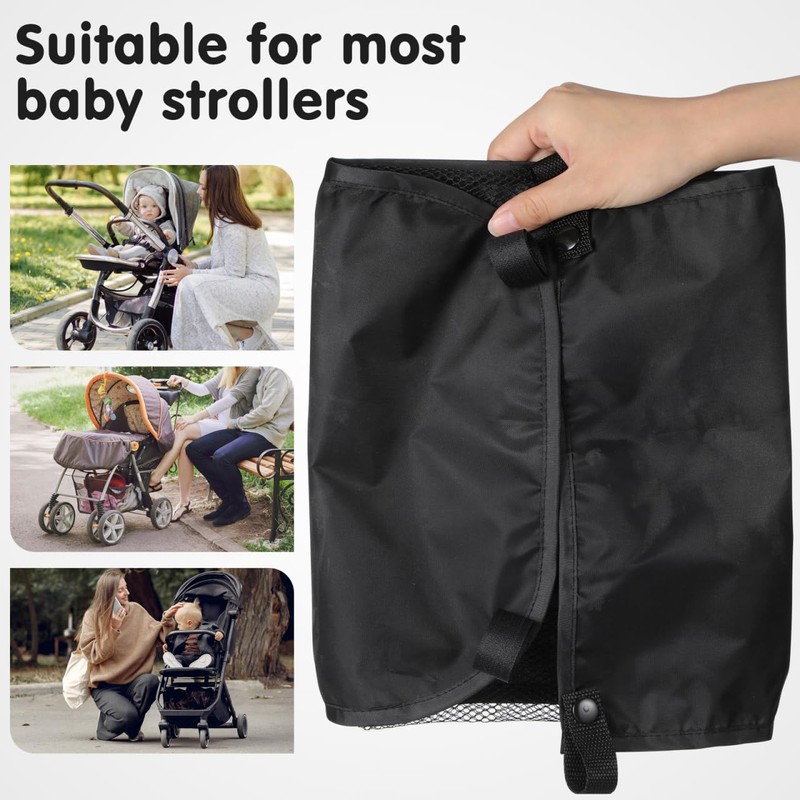 Didiseaon Pushchair Organiser for Floor Basket, Storage Bag for Baby