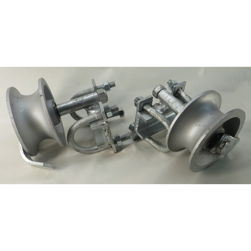 Rear Pipe Track Wheels for Chain Link Sliding Gates-by Sourdough