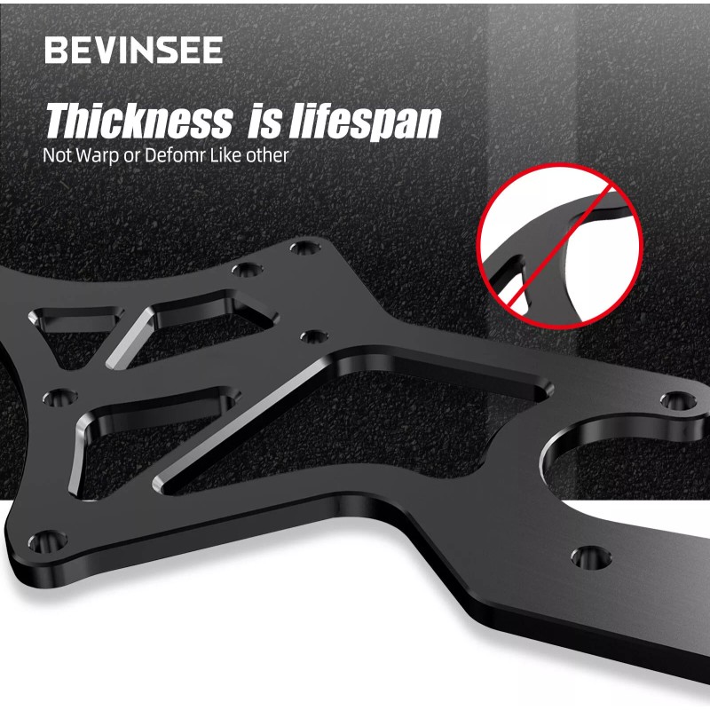 BEVINSEE Alternator Power Steering Bracket Kit For LS Truck Engine