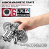 36-Inch Rolling Magnetic Sweeper | 40-Inch Telescoping Magnetic Pickup Tool