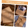 jojofuny 24Pcs Retro Office Wire Storage Envelopes Brown Kraft Paper