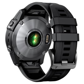 NotoCity Compatible with Fenix 7/Fenix 6/Fenix 5 Band,QuickFit 22mm Silicone Watch Band for Fenix 8 47mm/Fenix 7 Pro/Fenix 6 Pro/Fenix 5 Plus/Approach
