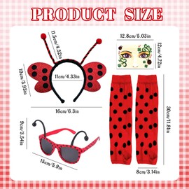 Perfect Ladybird Costume – Women's Costume Simple, Teenagers Ladybird Costume with Bag – Eye-catching Ladybird Toy and Costume for Women and Adults