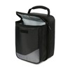 Arctic Zone Expandable HardBody Lunch Box, Black/White | Insulated Upright
