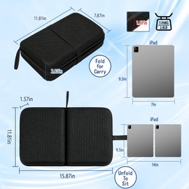 Honeycomb Gel Seat Cushion 16"x12" Foldable for Tailbone & Pressure Relief