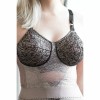 Rago Shapewear Long Line Firm Shaping Black Mocha Expandable Cup