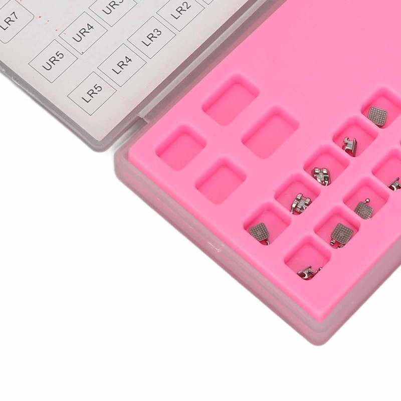 20PCS Teeth Brackets 0.022in 345 Hooks Highly Polished Professional Tooth