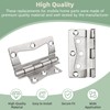 Non-Mortise Butterfly Hinges 4 Pack Heavy-Duty