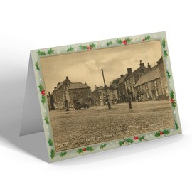 CHRISTMAS CARD - Vintage Yorkshire - Market Place from S.E., Middleham