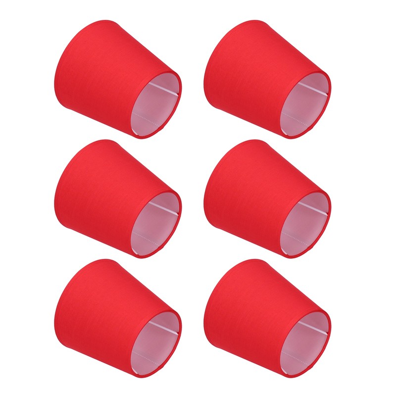 6Pcs Lampshade Modern Simple Cloth Art Inner Film Pendant Wall