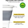 Collapsible Dish Tub 9L-Collapsible Basin Bucket Portable Sink-Outdoor Multiuse Foldable