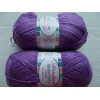 Herrschners Garden Party 2-ply Afghan yarn, Aster, lot of 2