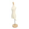Dress Form Female Mannequin Torso Mini Dress Model with Wooden