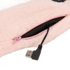 Electric Heated Scarf 3 Temperature Gears Detachable Washable Keep Warm