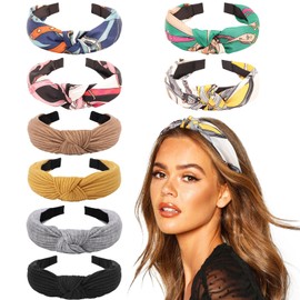 DRESHOW 8 Pack Women Headbands Headwraps Hair Bands Bows Hair Accessories