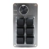 6 Key Mini Keypad with Knob RGB Light Blue Switch