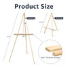 NianFeng Wooden Easel Stand for Sign, Easel Display Stand Floor
