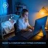 COLIKES Wireless Ergonomic Keyboard, Backlit Keyboard Silent with 15 RGB