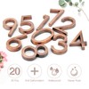 Self Adhesive Mailbox Numbers,Door Address Number Stickers for Office Room,Raised