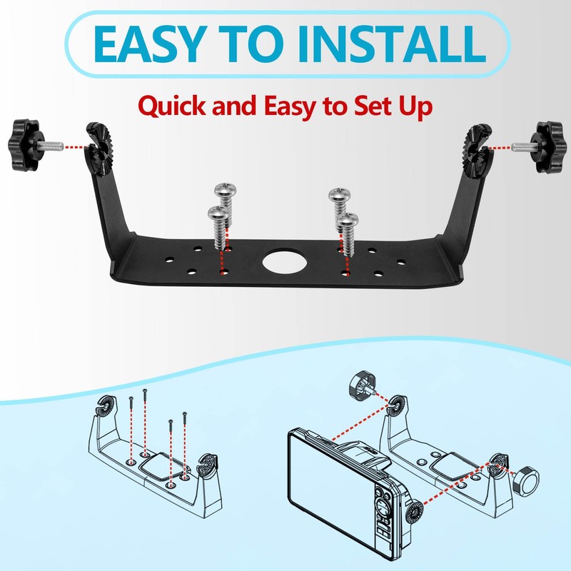 000-11020-001 Gimbal Mounting Bracket with Knobs for 9" Touchscreen Fish