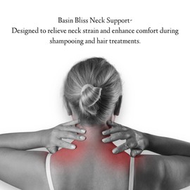 Basin Bliss Neck Rest Cushion – Soft Neck Support for Shampoo Bowls